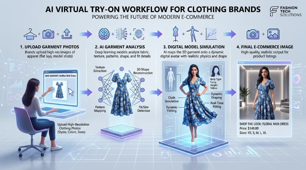 AI Virtual Try-On Workflow for Clothing Brands