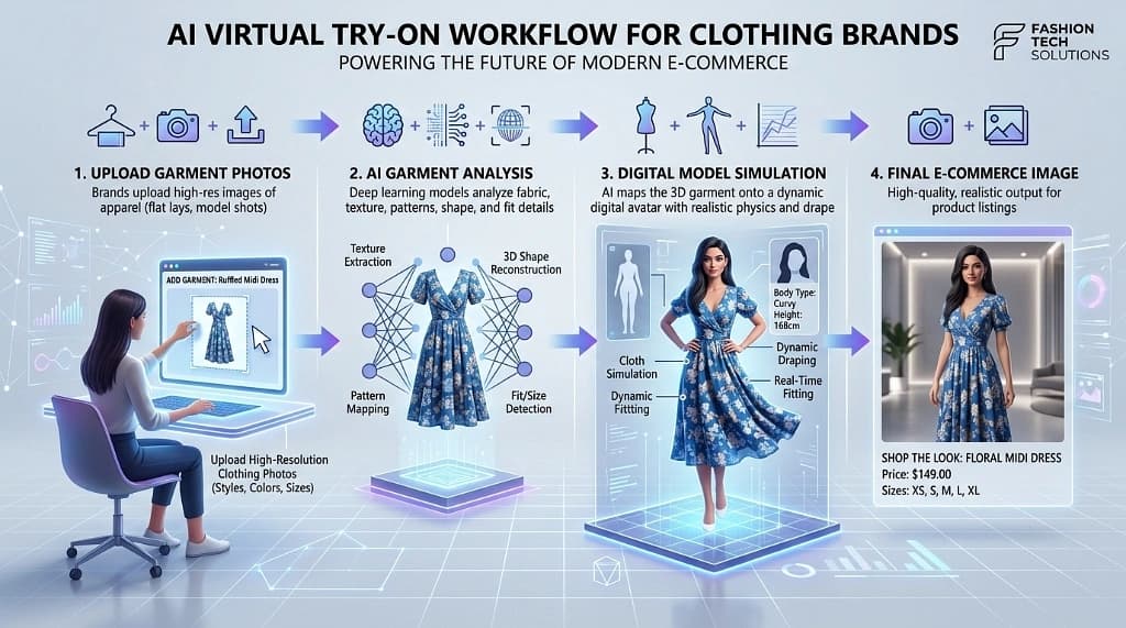 AI Virtual Try-On Workflow for Clothing Brands