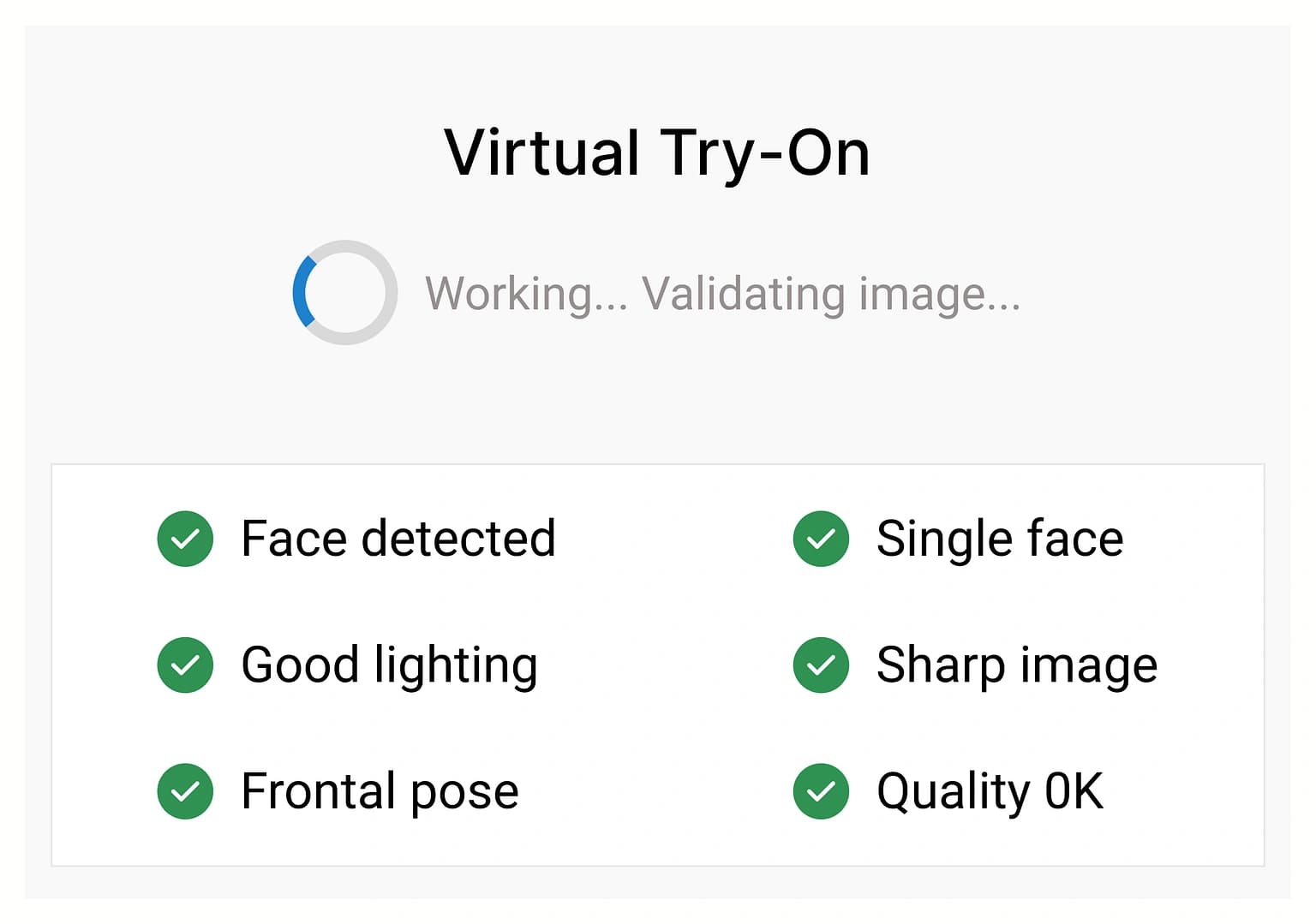 Generate try-on preview