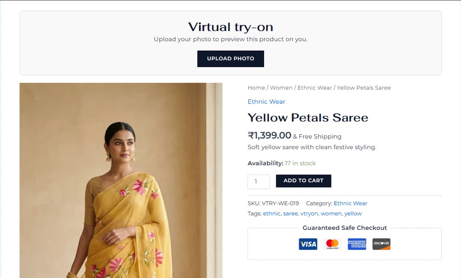 Before product summary placement preview